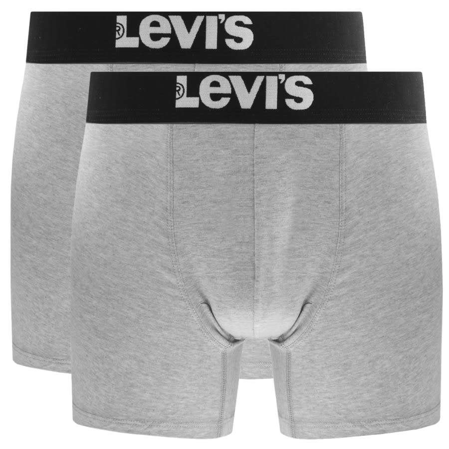 Alternative Image for ProductLevis Men Solid Underwear 2 Pack Trunks Grey1